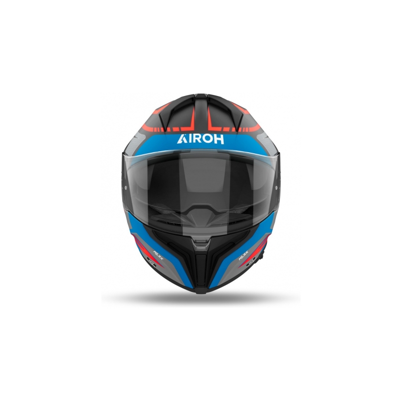 Casque moto intégral Airoh Matryx Rider bleu foncé mat