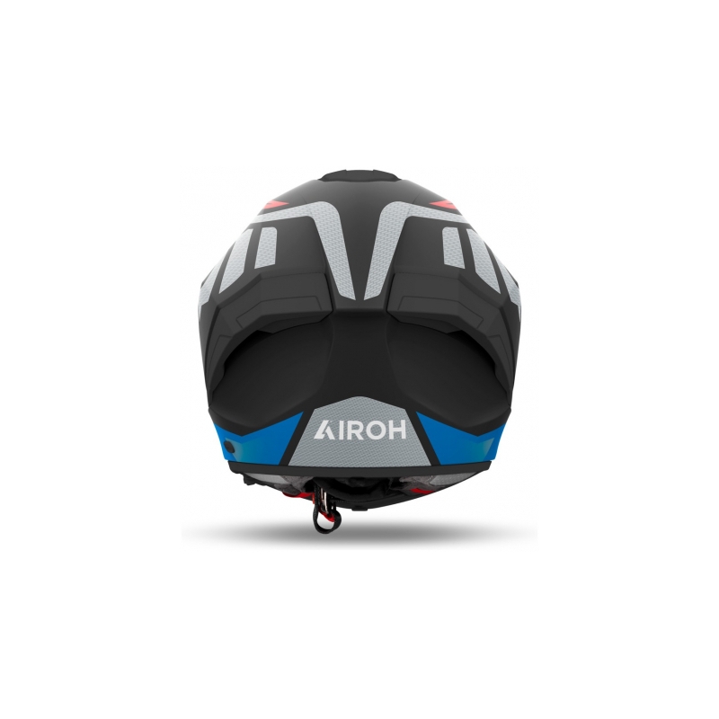 Casque moto intégral Airoh Matryx Rider bleu foncé mat