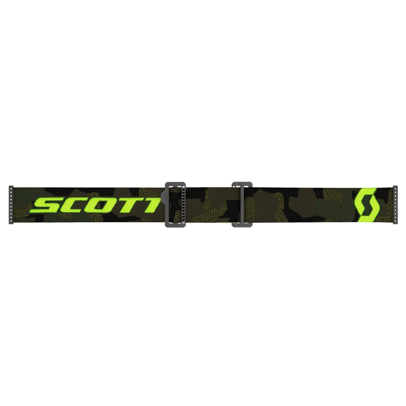 Lunettes de motocross Scott Prospect LS kaki-jaune fluo-gris clair