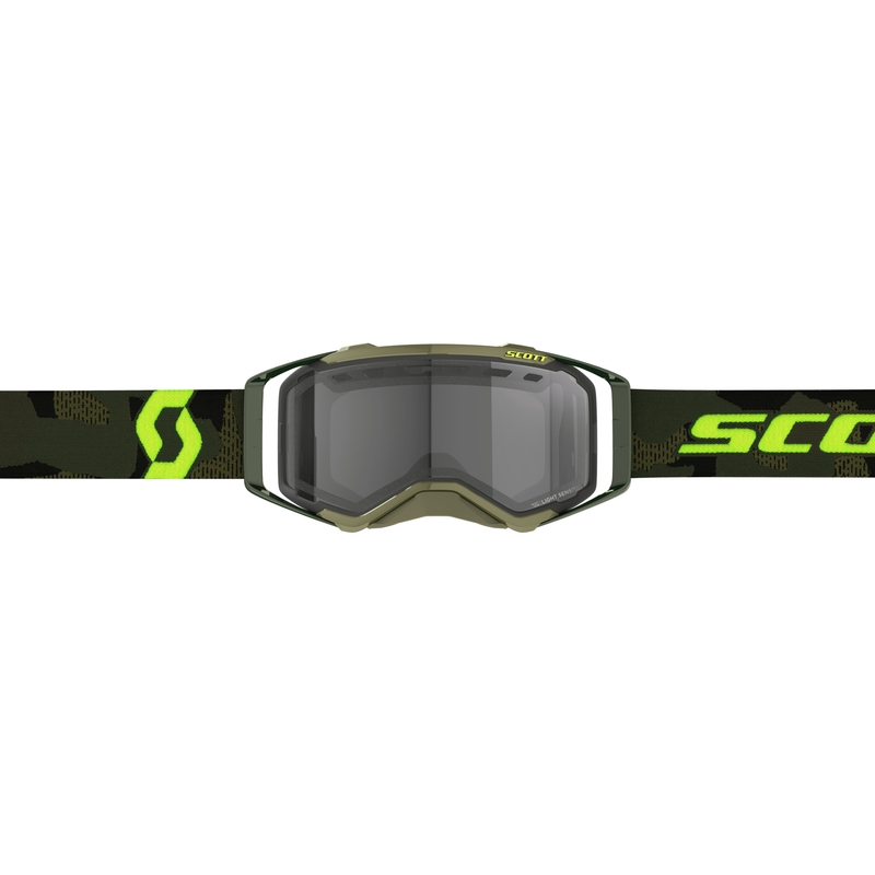Lunettes de motocross Scott Prospect Enduro LS kaki-jaune fluo-gris