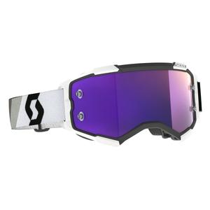 Lunettes de motocross Scott Fury CH Premium noir, blanc et violet