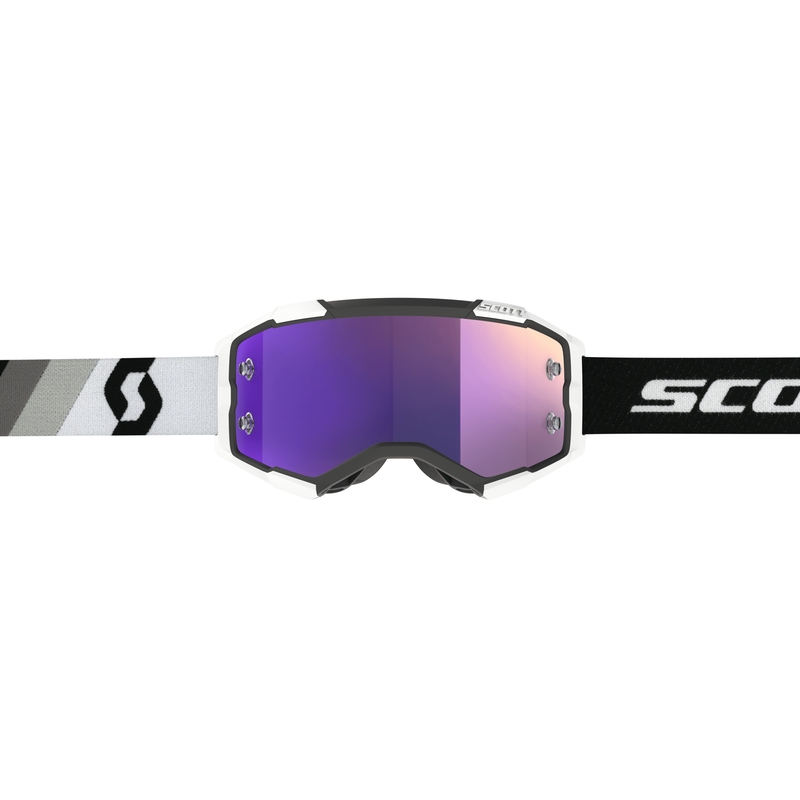 Lunettes de motocross Scott Fury CH Premium noir, blanc et violet