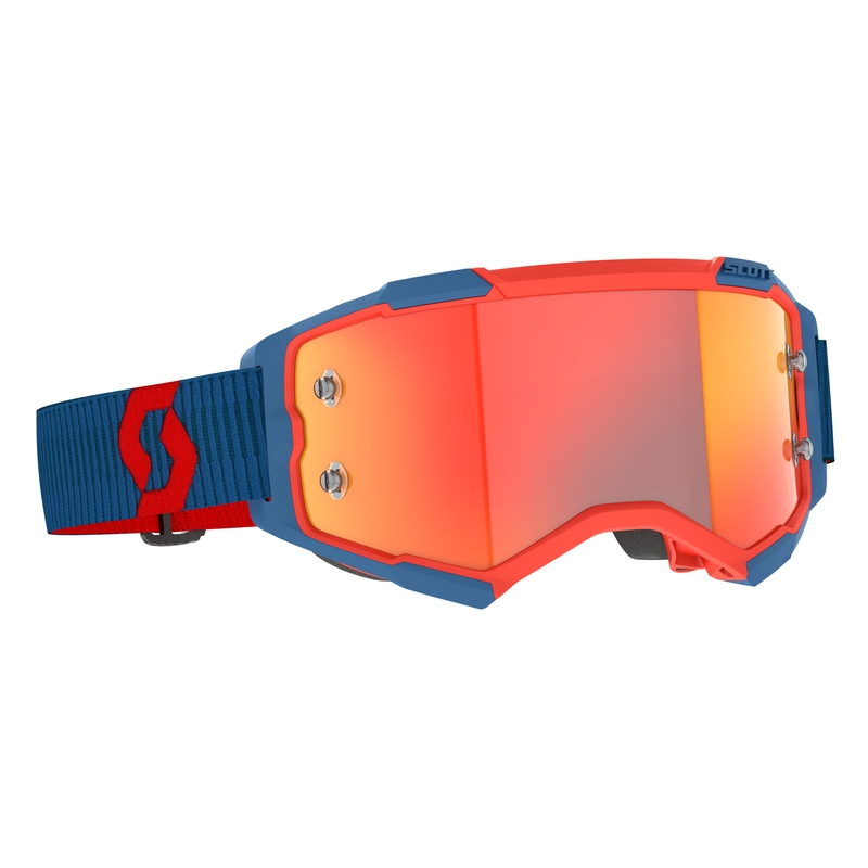 Lunettes de motocross Scott Fury CH bleu-rouge-orange