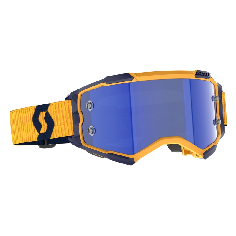 Lunettes de motocross Scott Fury CH jaune-bleu