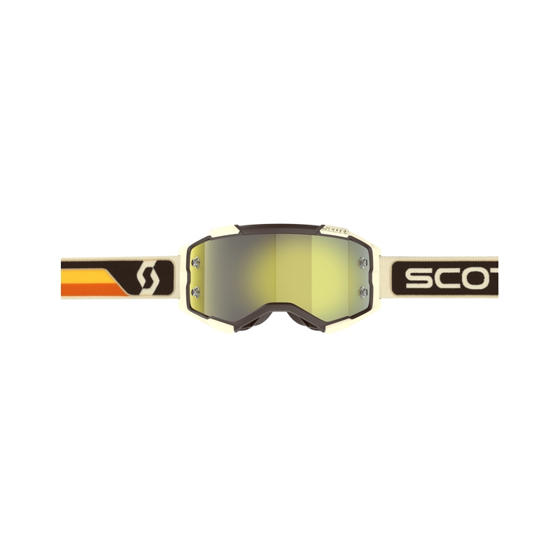 Lunettes de motocross Scott Fury CH marron-beige-jaune