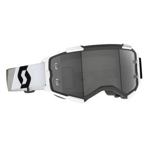 Lunettes de motocross Scott Fury LS Premium noir, blanc et gris