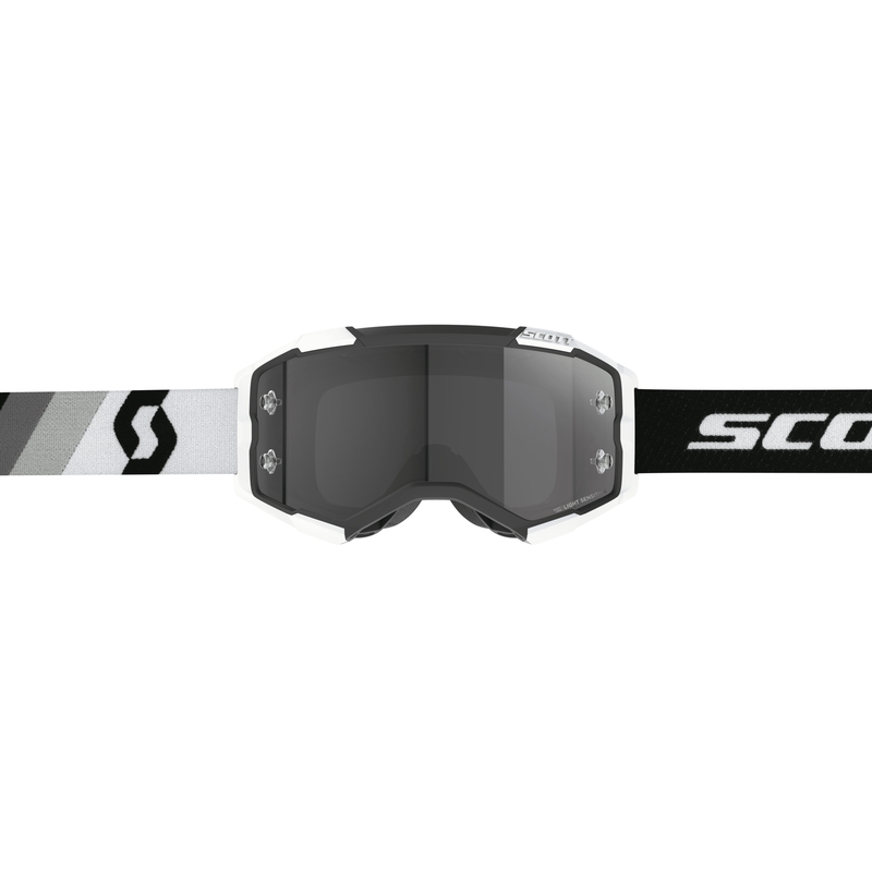 Lunettes de motocross Scott Fury LS Premium noir, blanc et gris