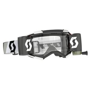 Lunettes de motocross Scott Fury WFS Premium noir et blanc
