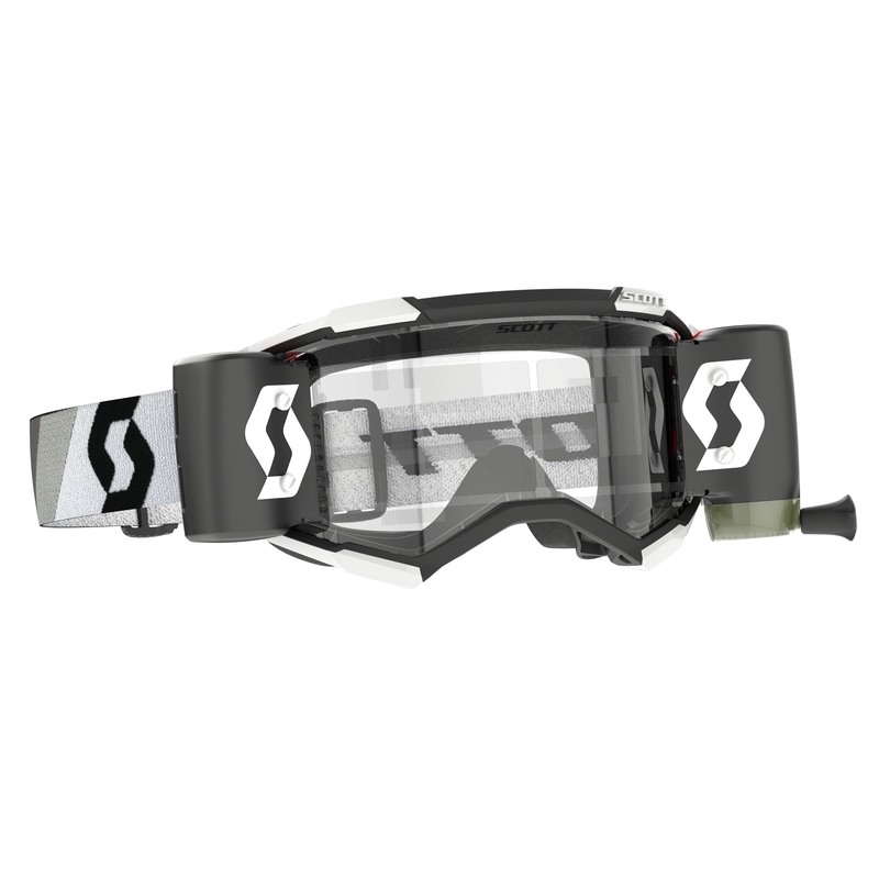 Lunettes de motocross Scott Fury WFS Premium noir et blanc