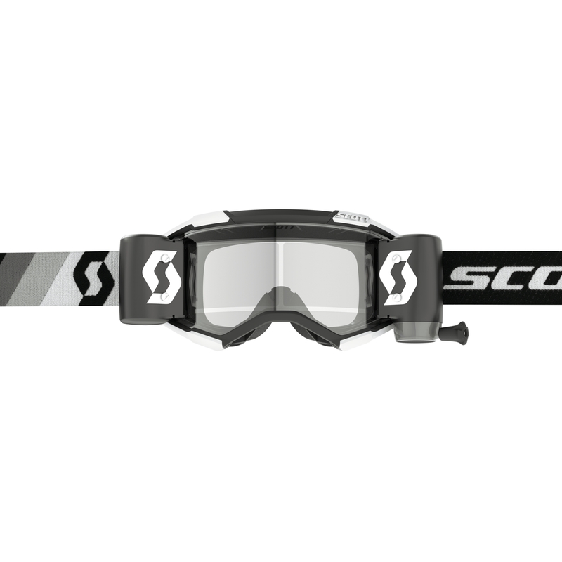 Lunettes de motocross Scott Fury WFS Premium noir et blanc