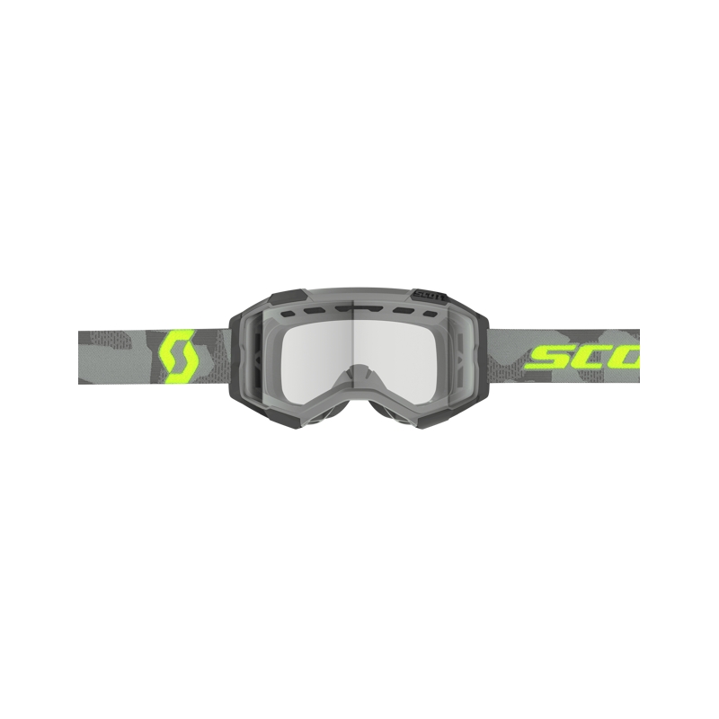 Lunettes de motocross Scott Fury Enduro gris-jaune fluo