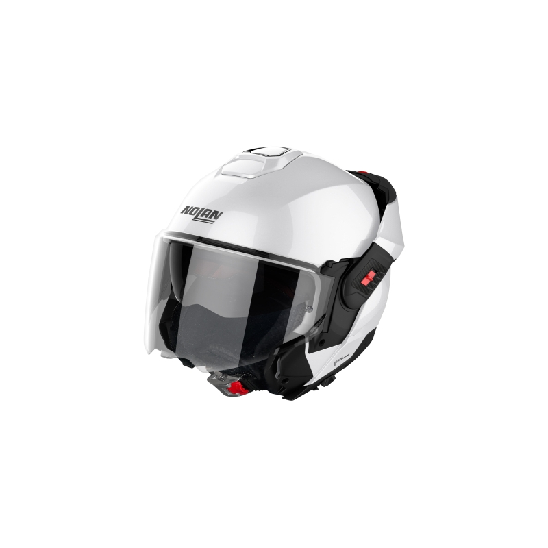 Casque moto modulable Nolan N120-1 Classico N-com blanc