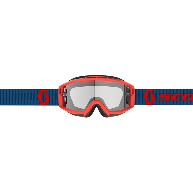 Lunettes de moto-cross SCOTT Split OTG bleu-rouge fluo