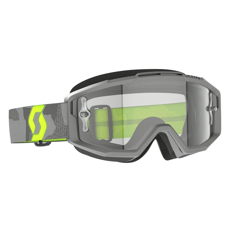 Lunettes de moto-cross SCOTT Split OTG gris-jaune fluo