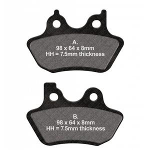 Brzdové destičky EBC