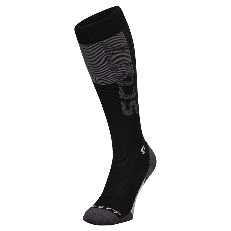 Chaussettes SCOTT Merino noir-gris