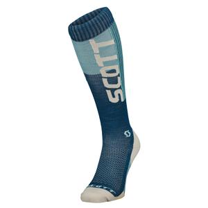 Chaussettes SCOTT Merino bleu-menthe