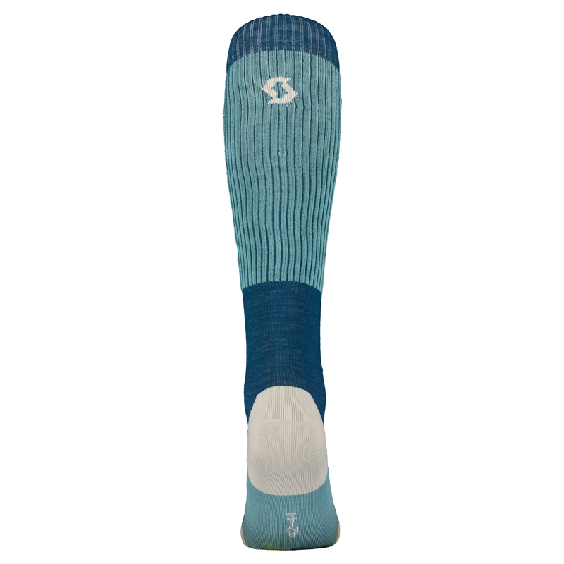 Chaussettes SCOTT Merino bleu-menthe