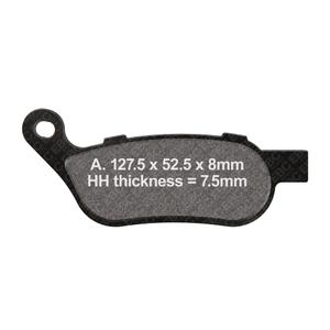 Brzdové destičky EBC