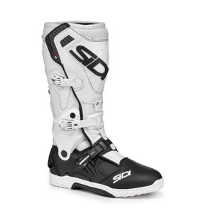 Bottes de moto SiDi Crossair noires et blanches