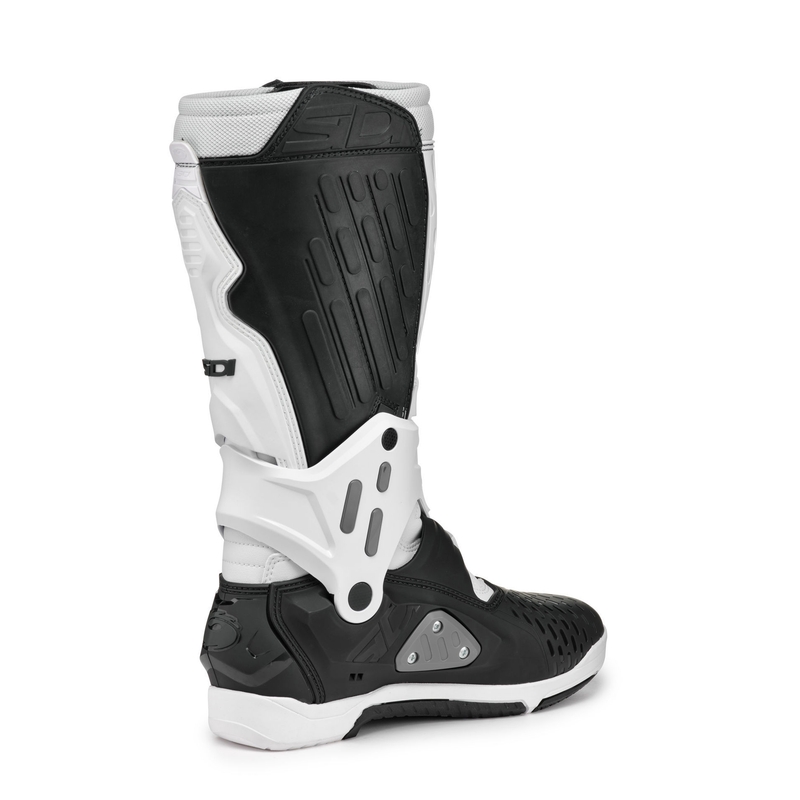 Bottes de moto SiDi Crossair noires et blanches