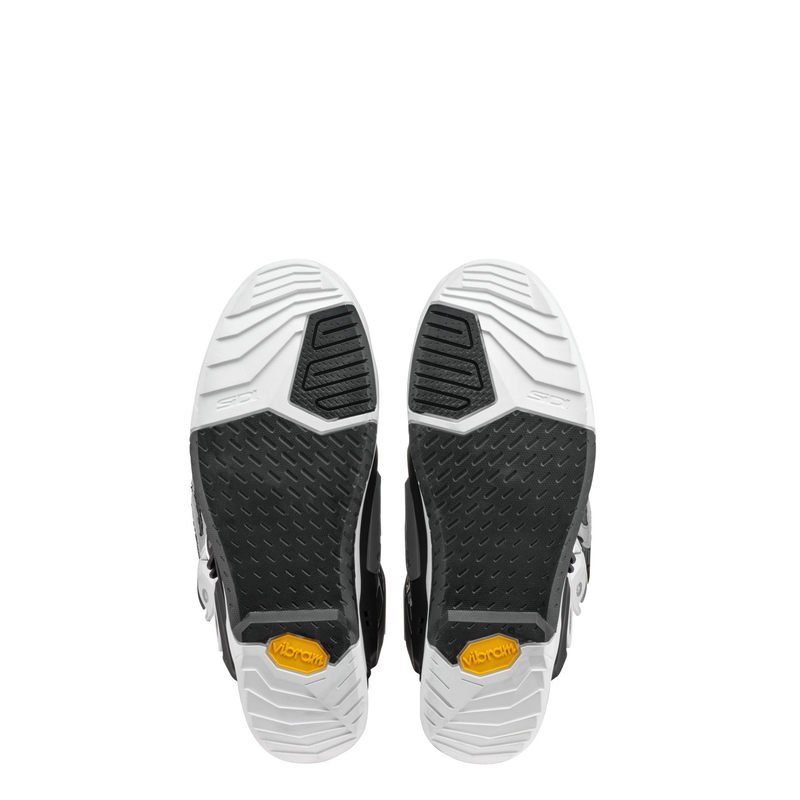 Bottes de moto SiDi Crossair noires et blanches