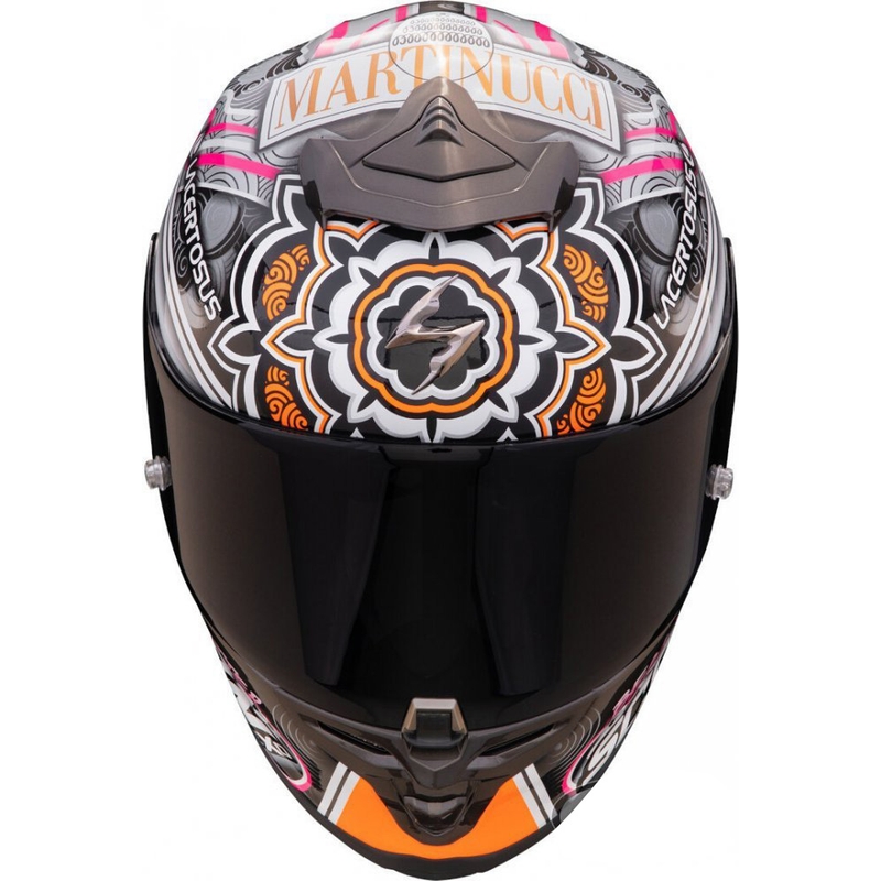 Casque moto intégral SCORPION EXO-R1 FIM Racing #1 AIR CANET Aron Canet