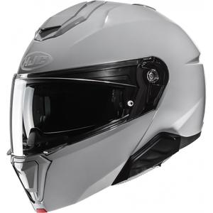 HJC i91 Solid grey flip-up motorcycle helmet