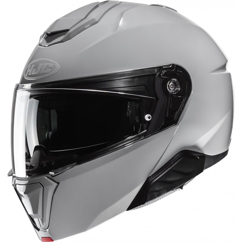 HJC i91 Solid grey flip-up motorcycle helmet