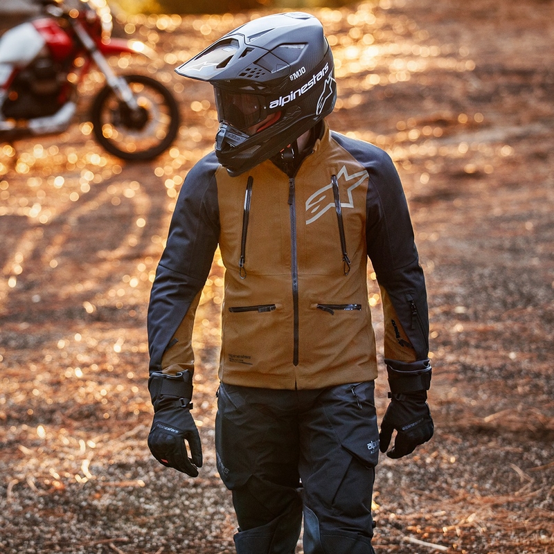 Veste moto Alpinestars Hyde XT Drystar XF noir sable