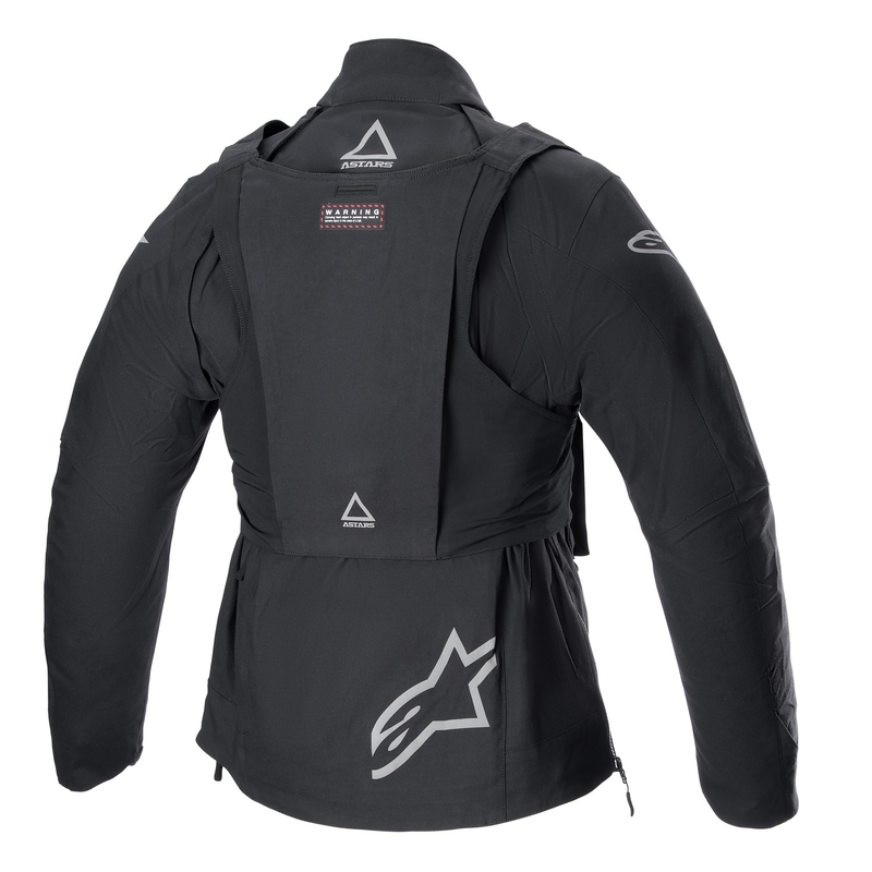 Veste de moto Alpinestars Techdura noire réfléchissante