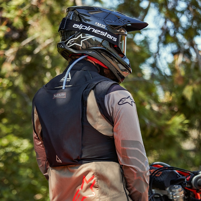 Veste de moto Alpinestars Techdura noire réfléchissante