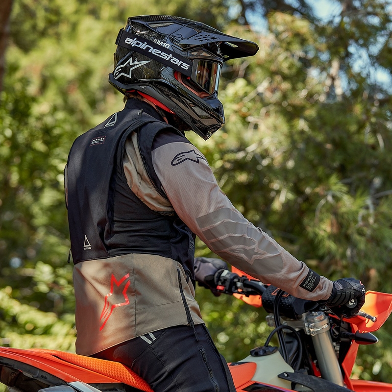 Veste de moto Alpinestars Techdura noire réfléchissante