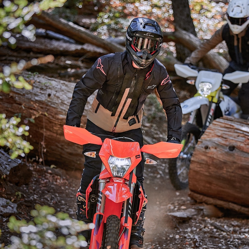 Veste de moto Alpinestars Techdura noire réfléchissante