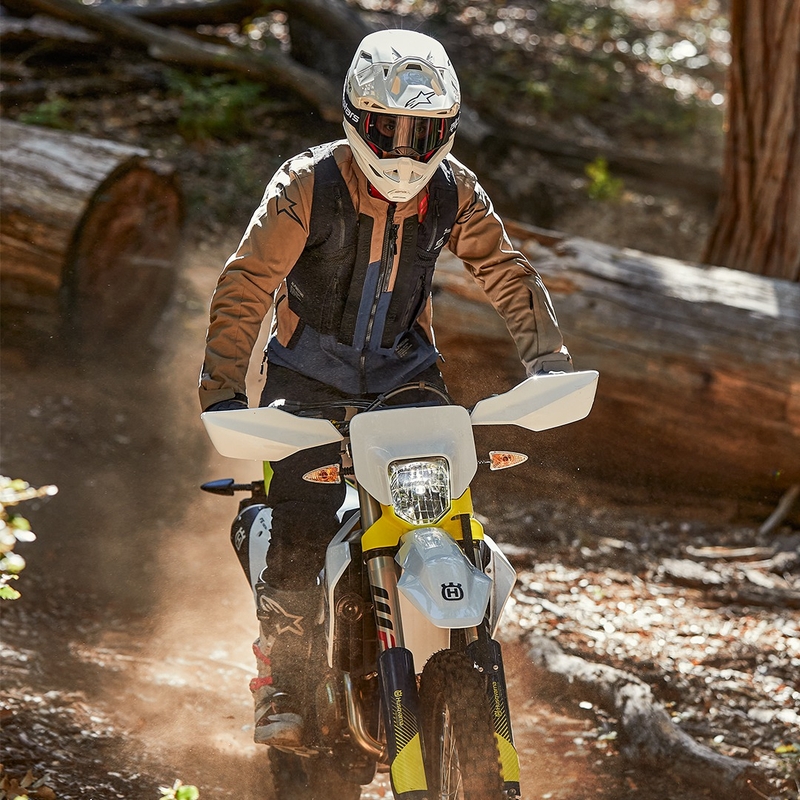 Veste de moto Alpinestars Techdura noire réfléchissante
