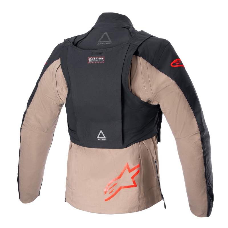 Veste de moto Alpinestars Techdura noire et marron