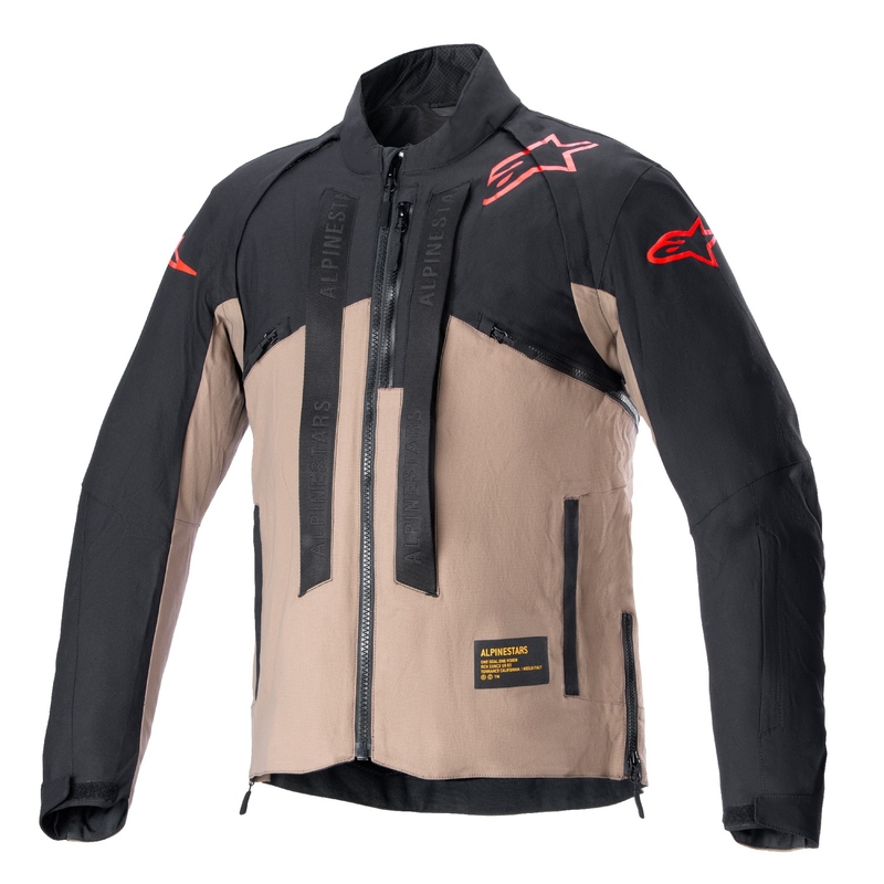 Veste de moto Alpinestars Techdura noire et marron
