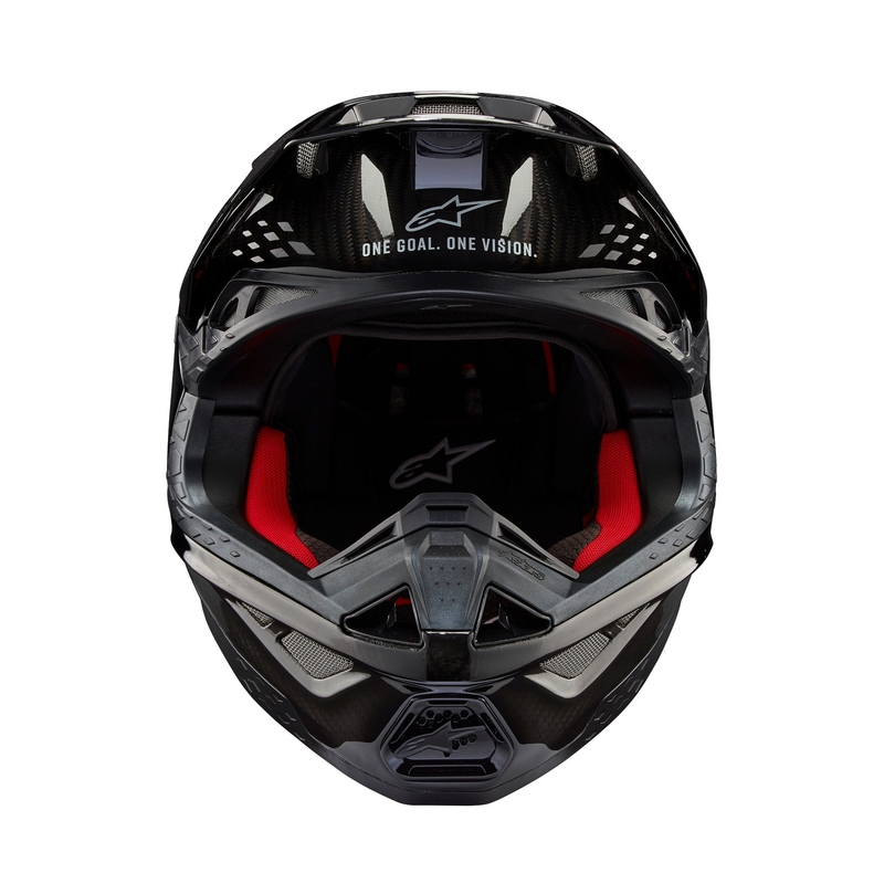Alpinestars Supertech S-M10 Solid Gloss Carbon Motocross Helmet