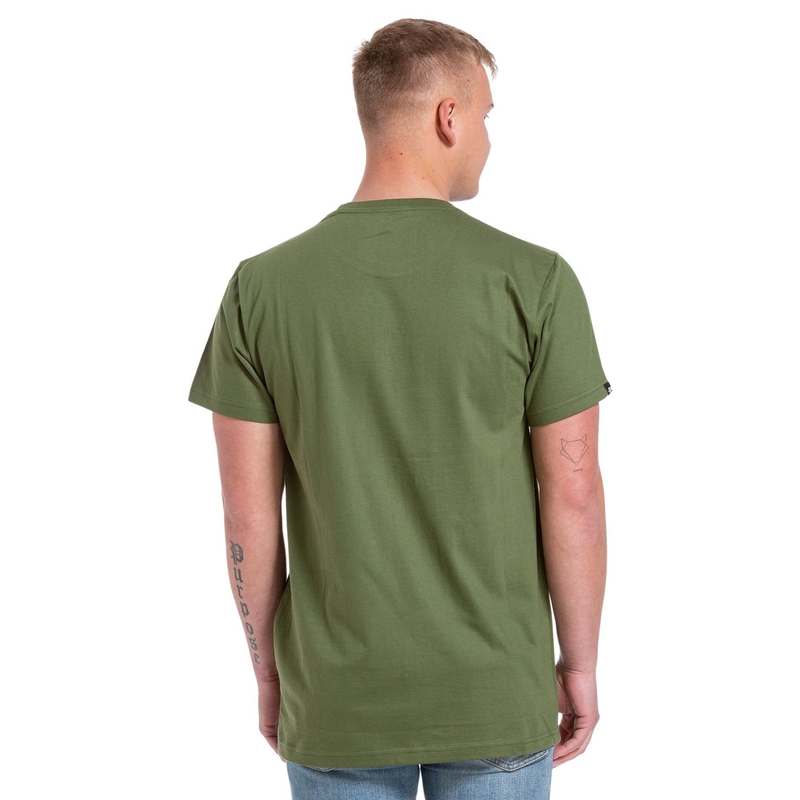 Chemise homme Meatfly Repash vert olive