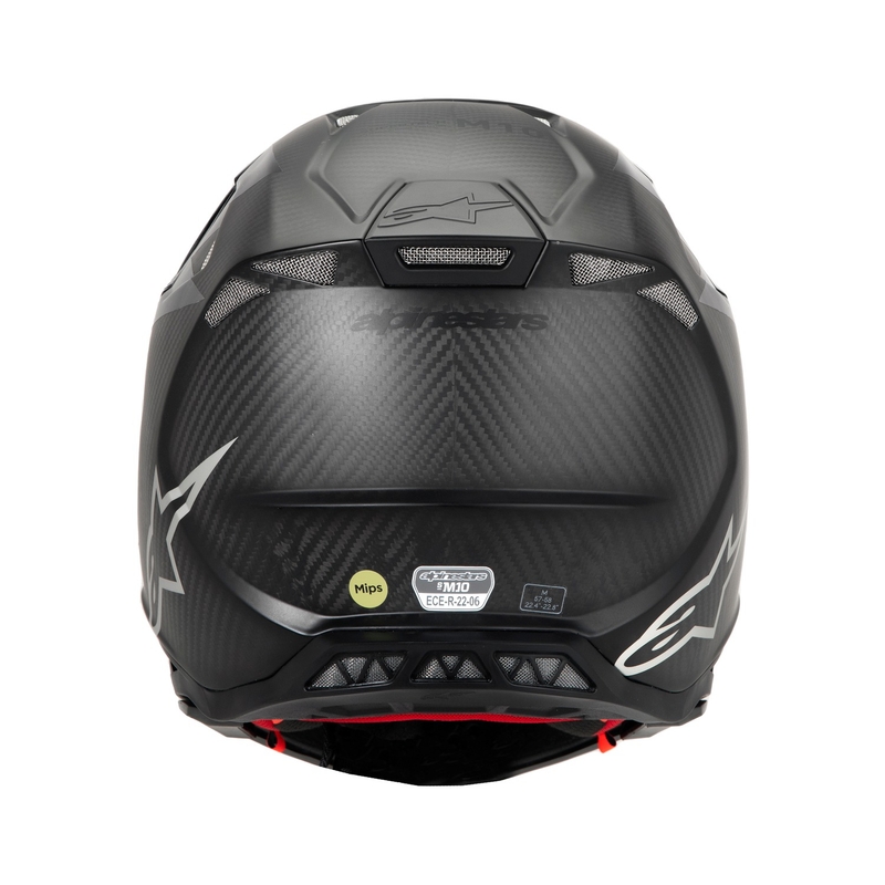 Alpinestars Supertech S-M10 Fame Motocross Helmet glossy/matte carbon