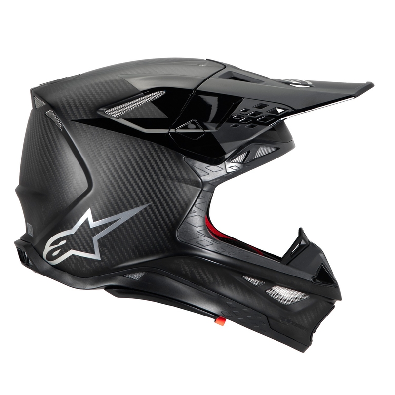 Alpinestars Supertech S-M10 Fame Motocross Helmet glossy/matte carbon