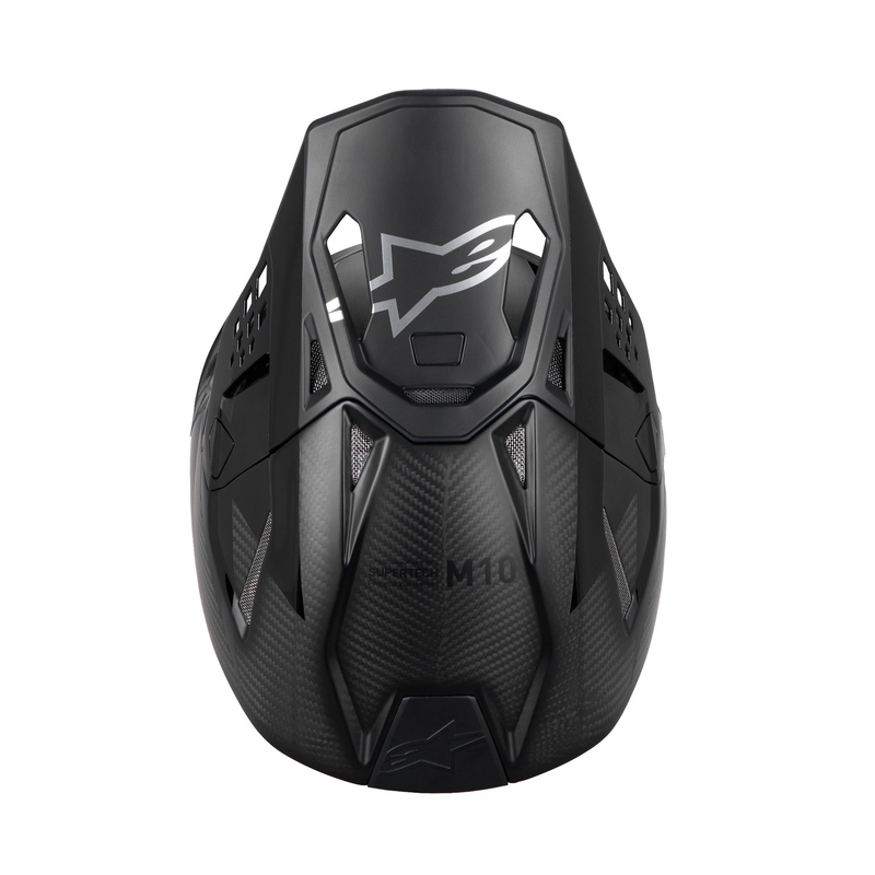 Alpinestars Supertech S-M10 Fame Motocross Helmet glossy/matte carbon