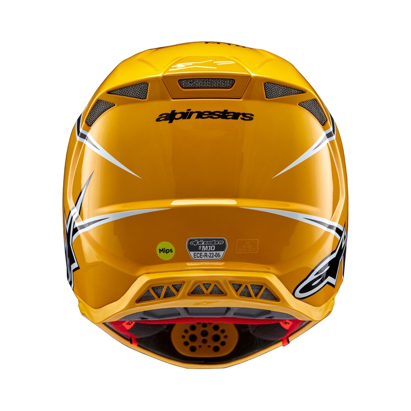 Alpinestars Supertech S-M10 Ampress Motocross Helmet Black and Yellow