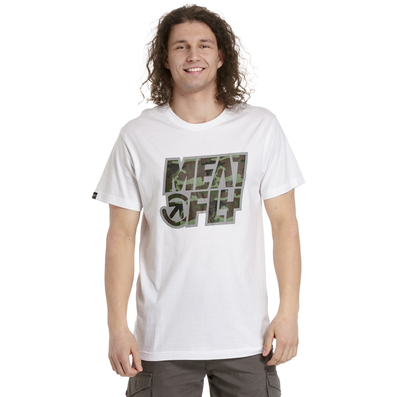Chemise blanche Meatfly Repash pour hommes