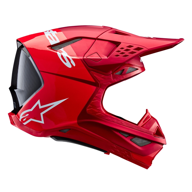 Alpinestars Casque motocross Supertech S-M10 Flood rouge fluo mat