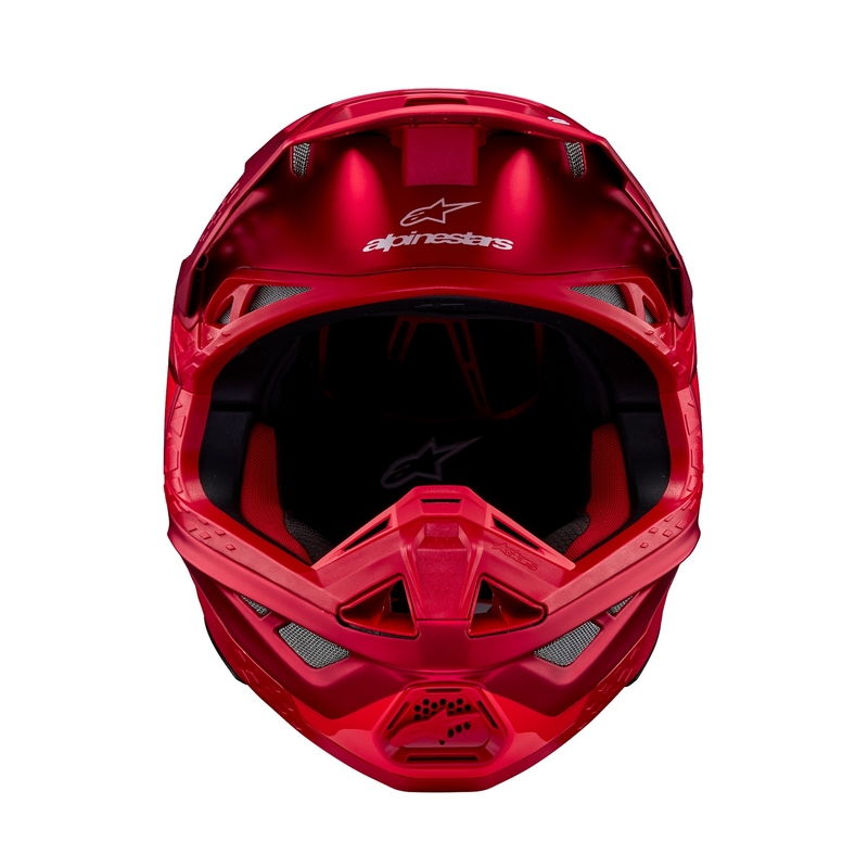 Alpinestars Casque motocross Supertech S-M10 Flood rouge fluo mat