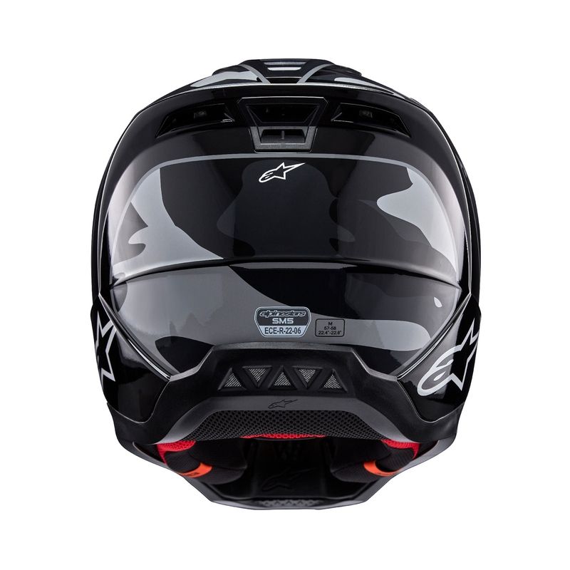 Casque de motocross Alpinestars S-M5 Rover 2 noir et argent