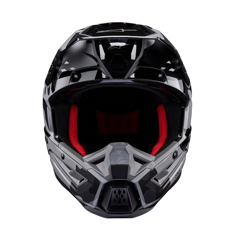 Casque de motocross Alpinestars S-M5 Rover 2 noir et argent