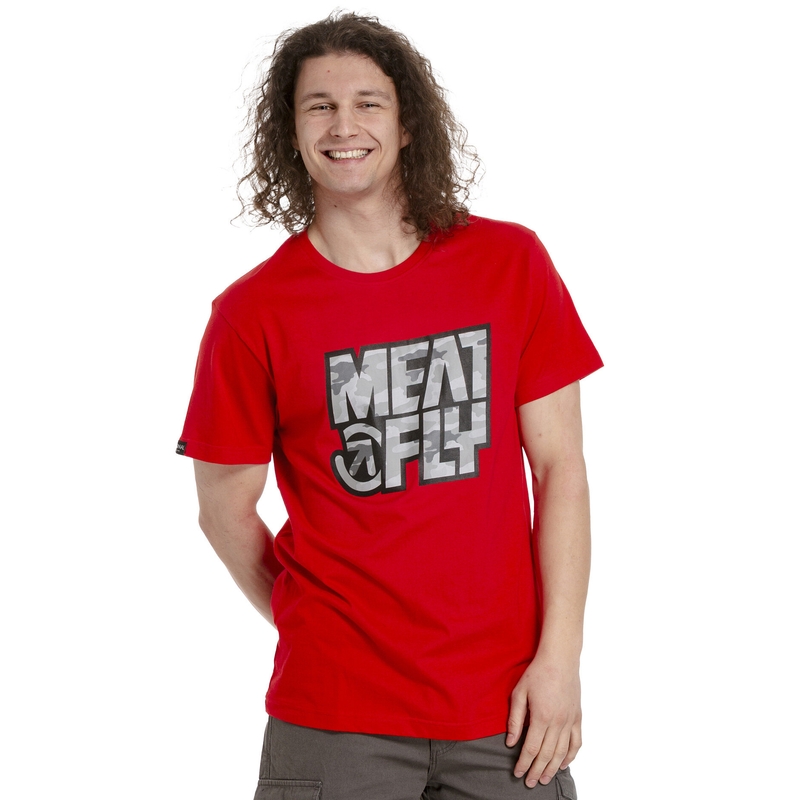 Chemise homme Meatfly Repash rouge