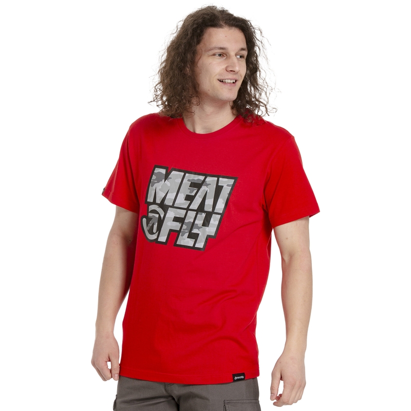 Chemise homme Meatfly Repash rouge